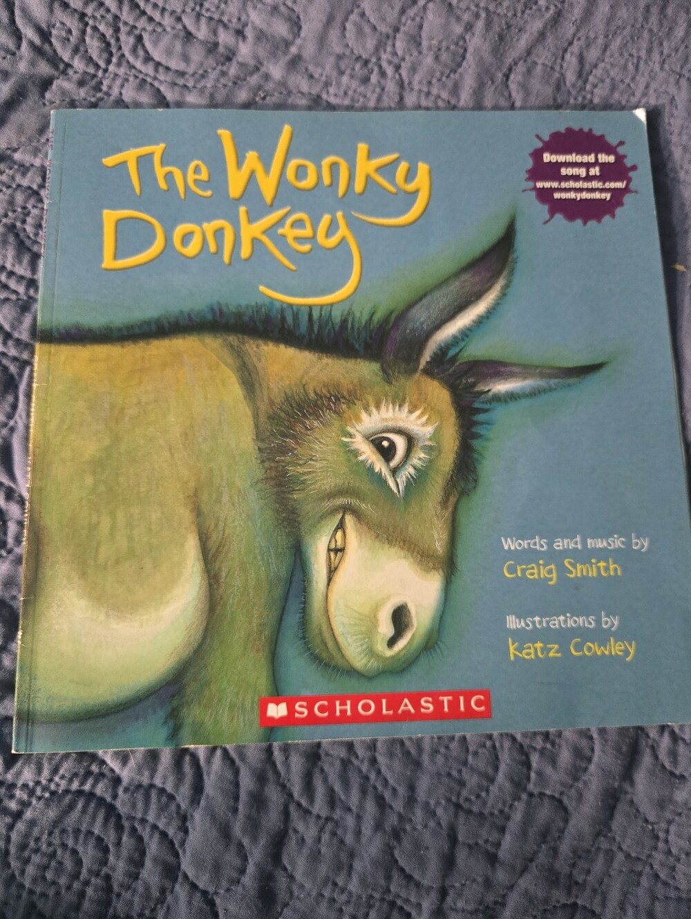 The Wonky Donkey written by Craig Smith and illustrated by Katz Cowley.